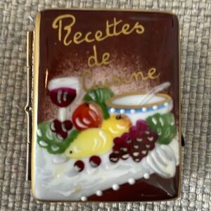 Limoges Recipe Book Limoges Box